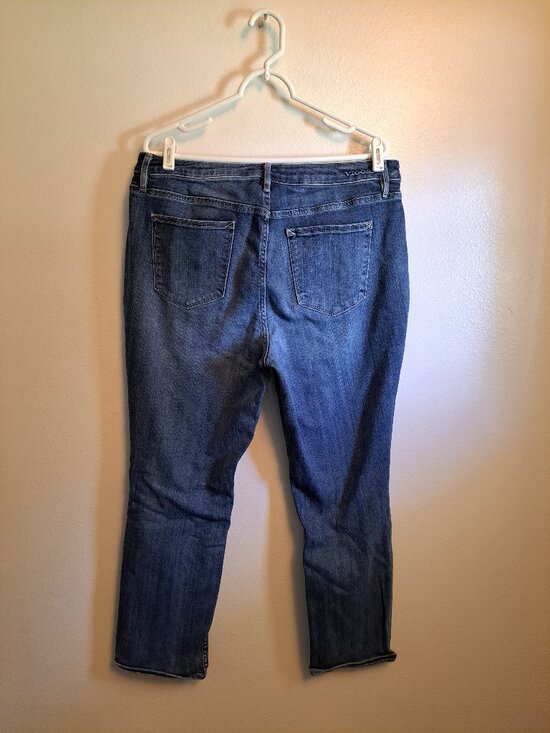 Vigoss Denim - Vigoss Marley Straight Distressed Denim Jeans